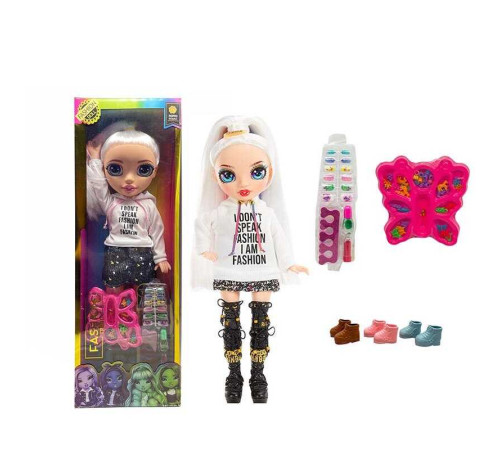 Лялька TK 2340 (24/2) висота 57см, рухливі кінцівки та голова, знімний одяг та взуття, накладні нігті, лак, розділювач для пальців, бальзам для губ, в коробці