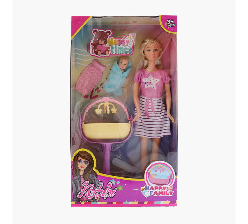 Лялька WG 228 (72/2) висота: 30см, пупсик, колиска, знімний одяг, рухомі кінцівки, в коробці – в наличии! Купите сейчас у KAZKOVA