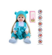 Лялька AFD 8866-65 S (12) висота: 52 см, функціональна, гумова, звуки, прошите волосся, аксесуари, в коробці