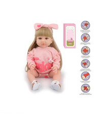 Лялька AFD 8866-28 S (12) висота: 52 см, функціональна, гумова, звуки, прошите волосся, аксесуари, в коробці