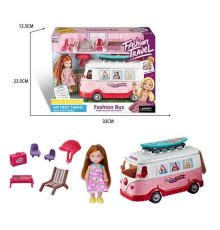 Лялька з машинкою K 038 (30/2) в коробці