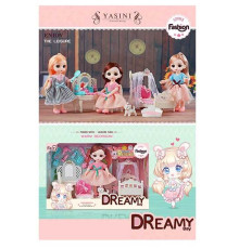 Набір меблів 6641 (24) "Спальня", лялечка, улюбленець, в коробці