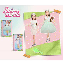 Лялька SK 052 (72/2) висота 30 см, знімний одяг та взуття, щітка для волосся, в коробці