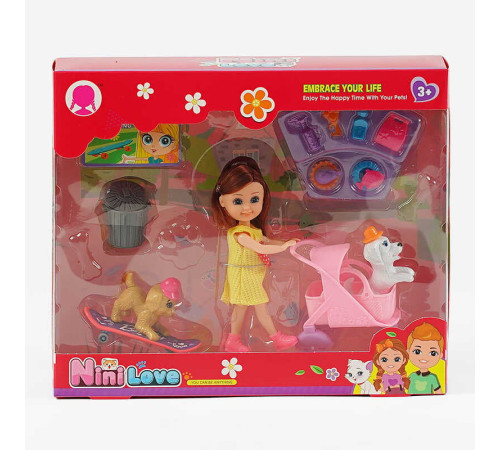 Лялька 55801 (48/2) висота 15 см, улюбленці, аксесуари, в коробці – в наличии! Купите сейчас у KAZKOVA