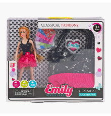 Лялька QJ 063 (24/2) 30 см, знімне взуття, муляжі грошей, сумочка, в коробці