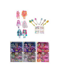 Лялька TK 2045 (96/2) 15 см, шарнірні суглоби, аксесуари, наліпки, велосипед, в коробці, ВИДАЄТЬСЯ МІКС ВИДІВ