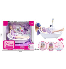 Лялька GN 3993 (36/2) висота: 29см, аксесуари, знімний одяг, ванна, автоматична подача води, в коробці