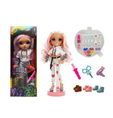 Лялька TK 2325 (24/2) висота 57см, рухливі кінцівки та голова, знімний одяг та взуття, накладні нігті, лак, 2 каблучки, фен, стайлер, в коробці