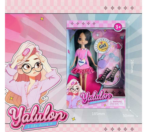 Лялька YL 611-8 (96/2) висота: 24 см, імітація скляних очей, аксесуари, взуття, в коробці