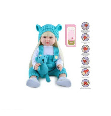 Лялька AFD 8866-68 S (12) висота: 52 см, функціональна, гумова, звуки, прошите волосся, аксесуари, в коробці