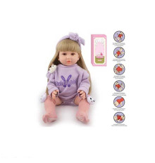 Лялька AFD 8866-29 S (12) висота: 52 см, функціональна, гумова, звуки, прошите волосся, аксесуари, в коробці