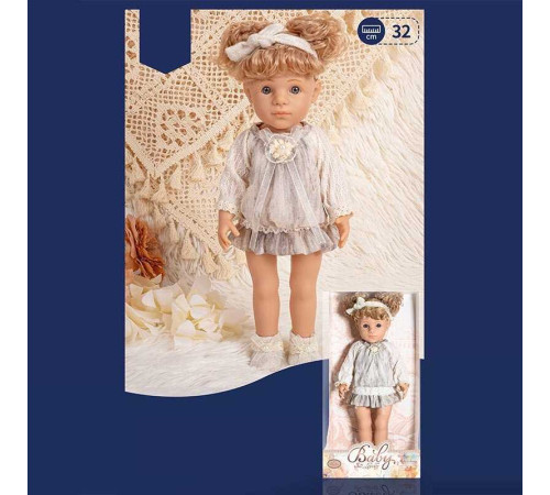 Лялька 8824-1 (36/2) висота 32 см, знімний одяг, прошите волосся, в коробці