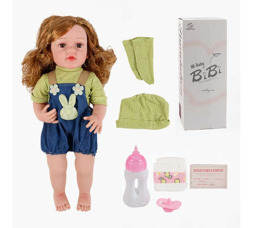 Лялька XBY 5544 (12) висота 52 см, гумова, пляшечка, памперс, соска, шкарпетки, шапочка, в коробці – в наличии! Купите сейчас у KAZKOVA