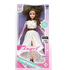 Лялька 28013 (72) висота: 30 см, шарнірні з'єднання, прошите волосся, знімна сукня, знімне взуття, в коробці