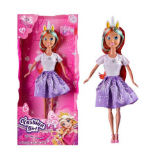 Лялька 8648 D (72) висота: 30 см, знімний одяг та взуття, голова та руки - гума, тіло та ноги - пластик, аксесуар, в коробці