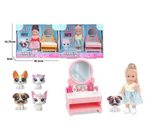 Лялька 3817 (96/2) 2 види, в коробці, ВИДАЄТЬСЯ МІКС
