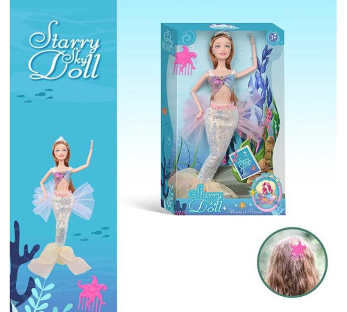 Лялька SK 055 A (72/2) висота 30 см, взуття, прикраса, гребінець, в коробці