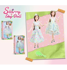 Лялька SK 052 A (72/2) висота 31 см, знімний одяг та взуття, щітка для волосся, в коробці