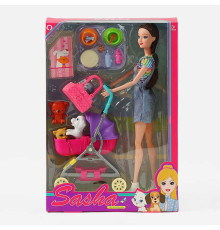 Лялька 51820 (60/2) висота 30 см, 2 домашні улюбленці, знімний одяг та взуття, в коробці