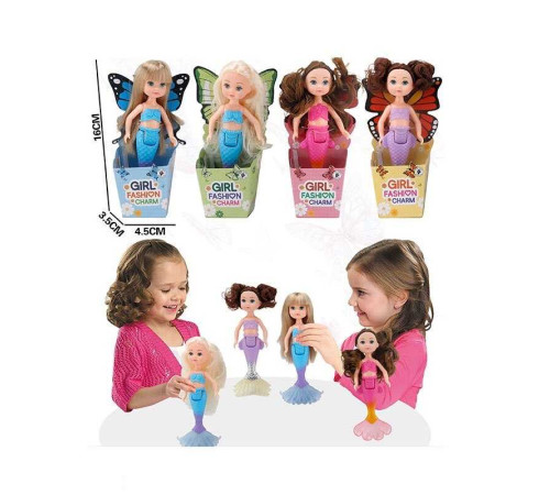 Лялька LK 1436-20 (640/2) висота 15 см, в коробці, ВИДАЄТЬСЯ ТІЛЬКИ МІКС ВИДІВ