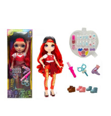 Лялька TK 2326 (24/2) висота 57см, рухливі кінцівки та голова, знімний одяг та взуття, накладні нігті, лак, 2 каблучки, фен, стайлер, в коробці