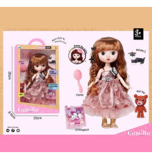 Лялька A 924 A (24/2) висота: 30 см, шарнірні суглоби, імітація скляних очей, аксесуари, в коробці