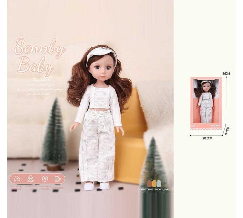 Лялька MN 334 (48) висота: 34 см, імітація скляних очей, взуття, в коробці – в наличии! Купите сейчас у KAZKOVA