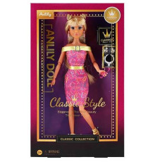 Лялька 616553 (36) висота 30 см, шарнірні суглоби, знімний одяг та взуття, кольє, 2 пари сережок, окуляри, в коробці