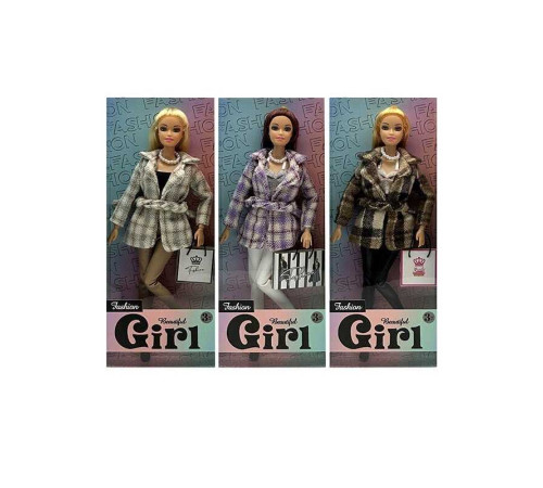 Лялька XD 119-5 (168/2) 3 види, висота 30 см, шарнірні суглоби, аксесуари, в коробці, ВИДАЄТЬСЯ МІКС ВИДІВ