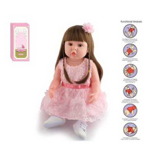 Лялька AFD 8866-8 S (12) висота: 52 см, функціональна, гумова, звуки, прошите волосся, аксесуари, в коробці