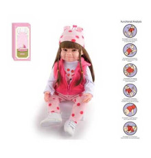 Лялька AFD 8866-1 S (12) висота: 52 см, функціональна, гумова, звуки, прошите волосся, аксесуари, в коробці