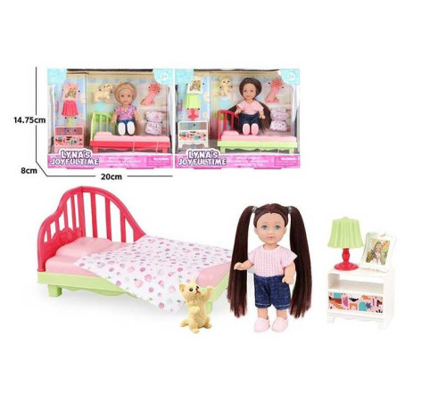 Лялька 3818 (72/2) 2 види, в коробці, ВИДАЄТЬСЯ МІКС