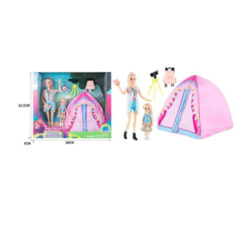 Лялька з аксесуарами ST 5616-9 (36/2) 2 ляльки, намет, аксесуари, висота 23 см, в коробці – в наличии! Купите сейчас у KAZKOVA