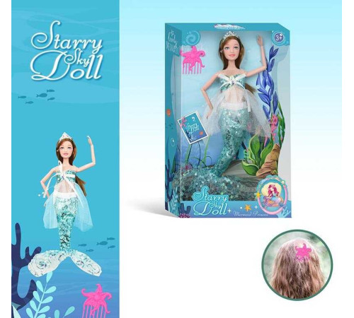 Лялька SK 055 B (72/2) висота 30 см, взуття, прикраса, гребінець, в коробці