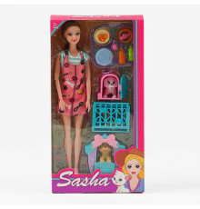 Лялька 51816 (60/2) висота 30 см, 3 домашні улюбленці, знімний одяг та взуття, в коробці