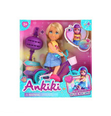 Лялька з аксесуарами 606003 (72) висота ляльки - 13 см, шарнірне з'єднання суглобів, аксесуари, в коробці