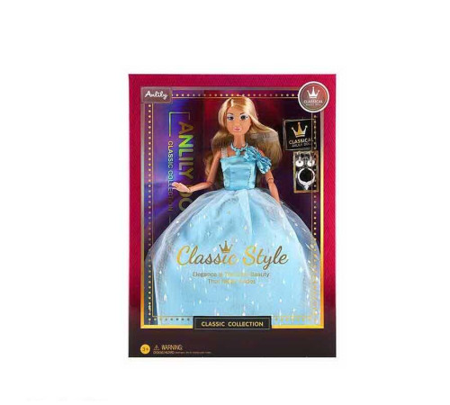 Лялька 616501 (24) висота 30см, шарнірні суглоби, знімний одяг та взуття, 2 кольє, пара сережок, в коробці – в наличии! Купите сейчас у KAZKOVA