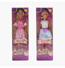 Лялька 616038 (48) 2 види, діадема, вечірня сукня, висота 30 см, в коробці