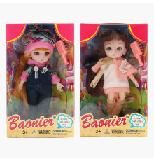 Лялька JJ 8754-30 (192/2) 2 види, 16 см, імітація скляних очей, шарнірні суглоби, гребінець, в коробці