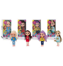 Лялька LK 1437 (360) 4 види, висота - 16 см, в коробці, ВИДАЄТЬСЯ ТІЛЬКИ МІКС ВИДІВ