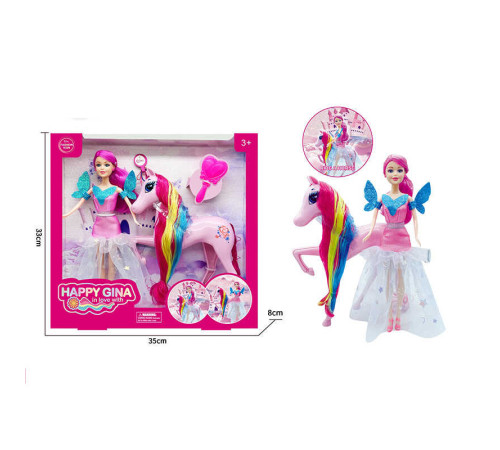 Лялька 6090 EE (36/2) висота: 30см, аксесуари, поні, знімний одяг, в коробці