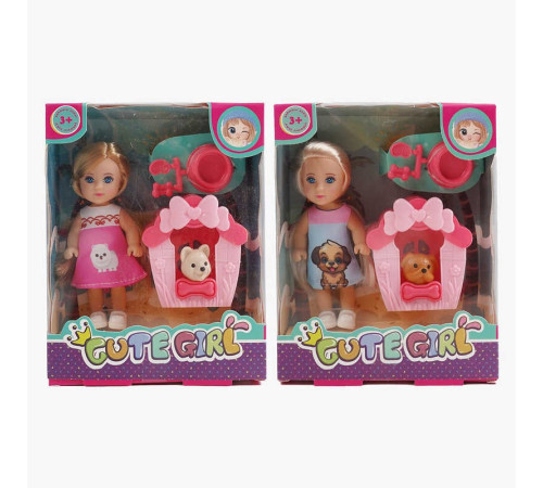 Лялька GN 686 A2 (192/2) 2 види, висота: 11,5 см, аксесуари, песик, будка, знімний одяг, в коробці – в наличии! Купите сейчас у KAZKOVA