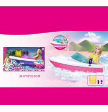 Лялька WG 243 (20/2) човен, рятувальний жилет, аксесуари, висота ляльки 30 см, в коробці