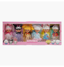 Набір ляльок XD 113 A (60/2) висота - 17 см, знімний одяг, взуття, рухомі елементи, в коробці