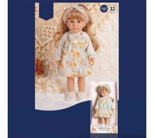 Лялька 8824-3 (36/2) висота 32 см, знімний одяг, прошите волосся, в коробці