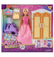 Лялька 616329 (18) висота: 30 см, аксесуари, одяг, взуття, шафа, в коробці