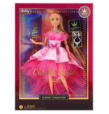 Лялька 616536 (24) висота 30 см, шарнірні суглоби, знімний одяг та взуття, 2 кольє, 2 пари сережок, в коробці