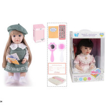 Інтерактивна лялька TK 6120-14 (9) "WToys", ОЗВУЧУВАННЯ УКРАЇНСЬКОЮ МОВОЮ, висота 55 см, пульт, на батарейках, аксесуари, рухає кінцівками, казки, пісні, віршики, скоромовки, відповідає на запитання, звуки тварин, мелодії, повторюшка, в коробці
