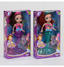 Лялька-Русалка 833 (72/2) 2 види, світлові та звукові ефекти, коробці