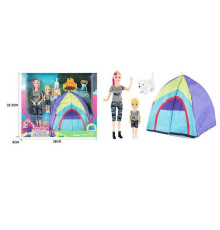 Набір ляльок ST 5616-3 (36/2) 2 ляльки, висота 28 см, 13 см, намет, аксесуари, декор, в коробці